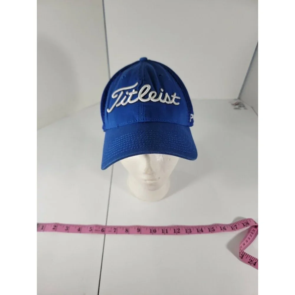 TITLEIST FootJoy Pro V1 Golf‎ Tour Baseball Hat Cap Fiitted Medium Large Blue